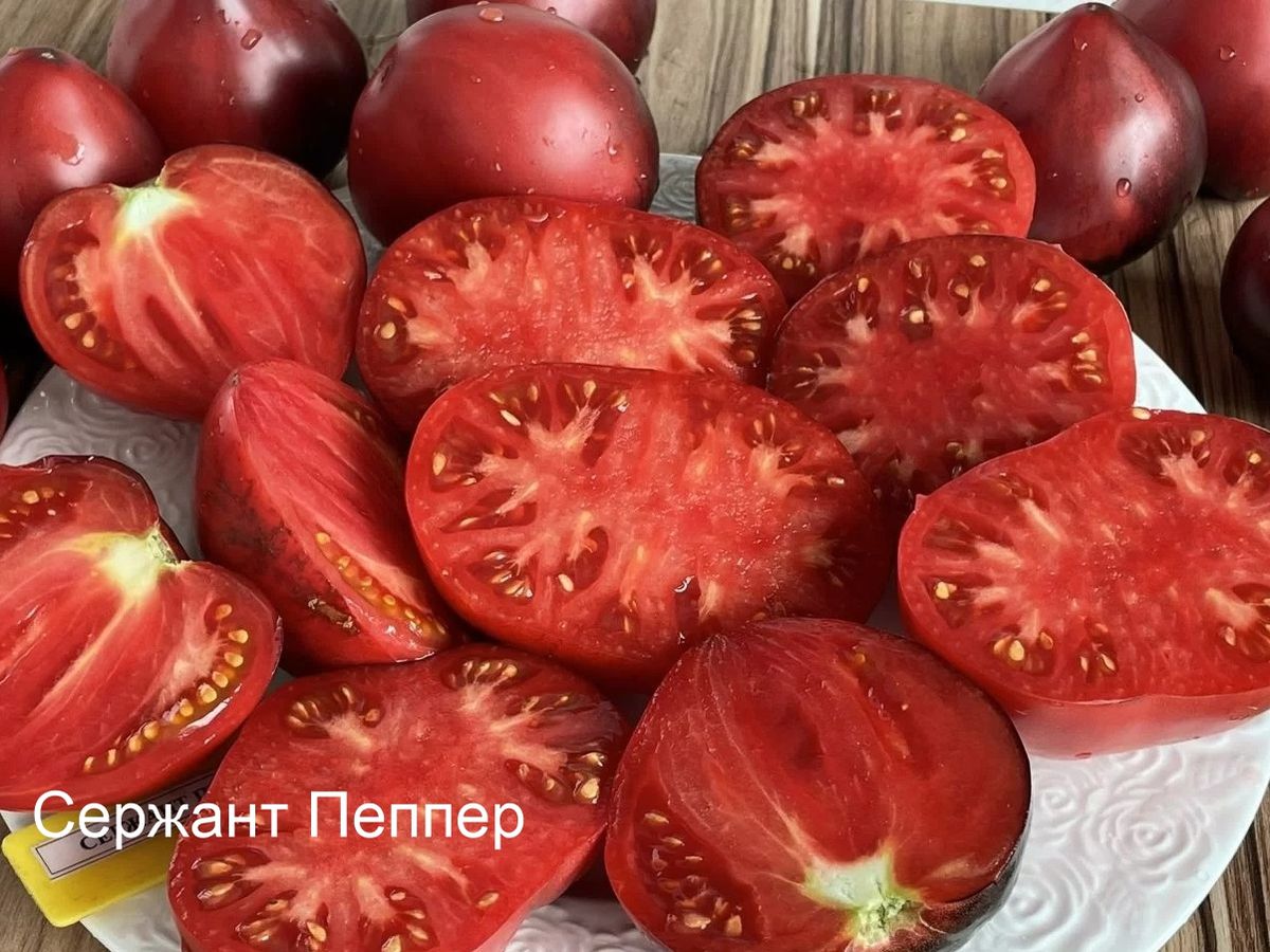 Помидор Сержант Пеппер -  описание, купить, семена от производителя, отзывы, характеристика, фото, семена томатов от частных коллекционеров